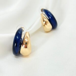 Blanc Dark Blue Küpe